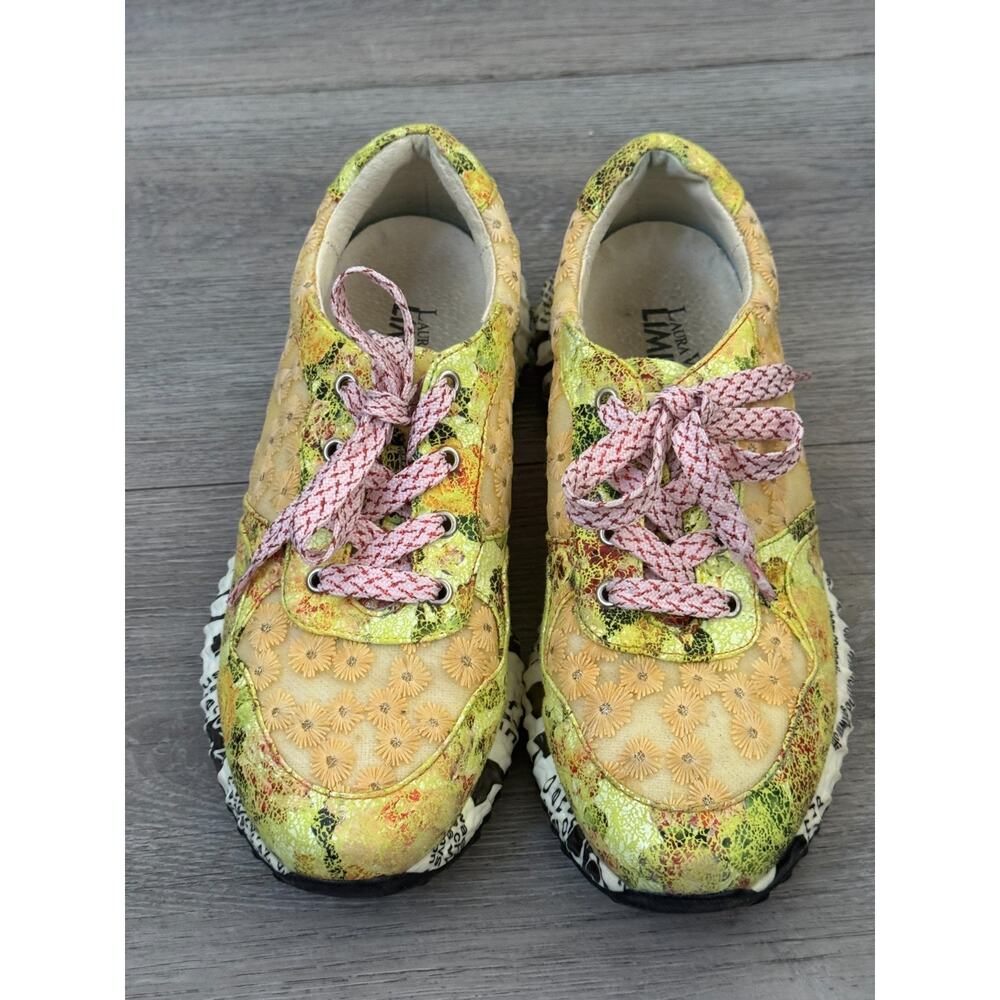 Laura Vita women's sneakers BURTON 05 Yellow Size 10